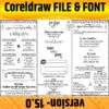 Wedding Card CDR Hindi File ! Download