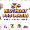 51+ Birthday PNG Images Free Download: HD Transparent Collection (2026)