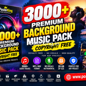 3000+ Premium Copyright-Free Background Music Pack