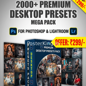 2000+ Premium Desktop Presets Pack – Adobe Lightroom & Photoshop