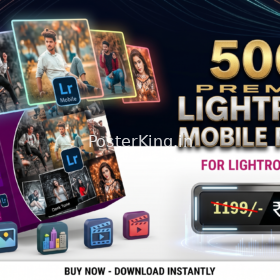 500+ Pro Edit Mobile Lightroom Presets Pack – DNG Files for iOS & Android