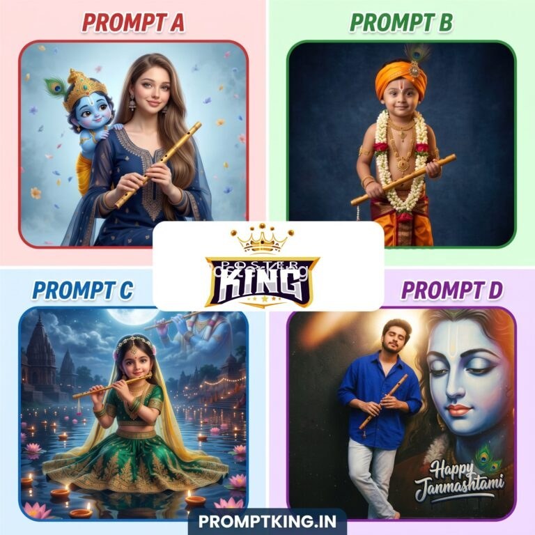 Janmasthami Special Photo PROMPT -ChatGPT Aur Gemini Se Viral Images Kaise Banaye